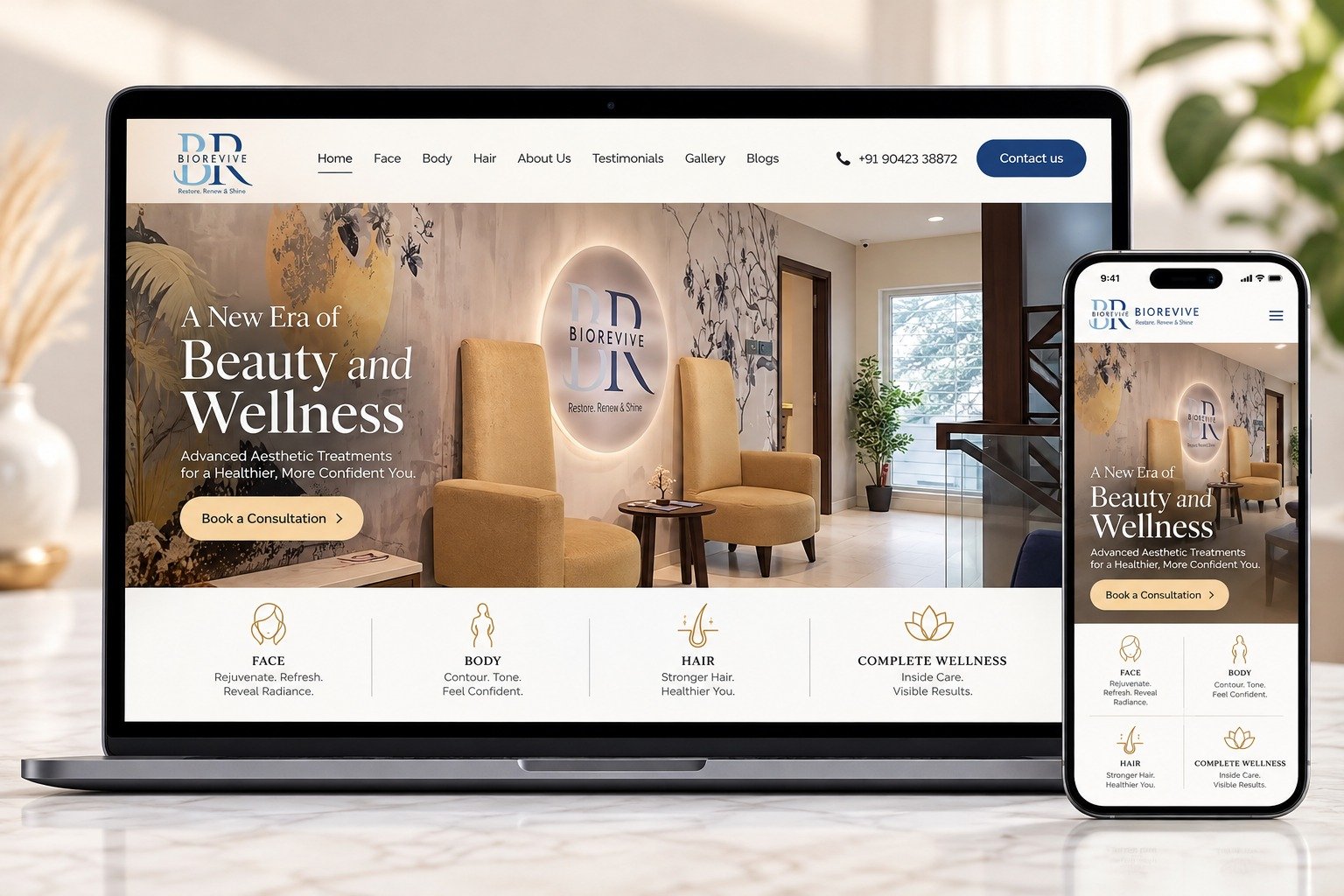 BioRevive Technical Health & Clinic SEO
