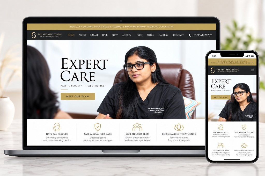 The Aesthetic Studio Medical Web Portal