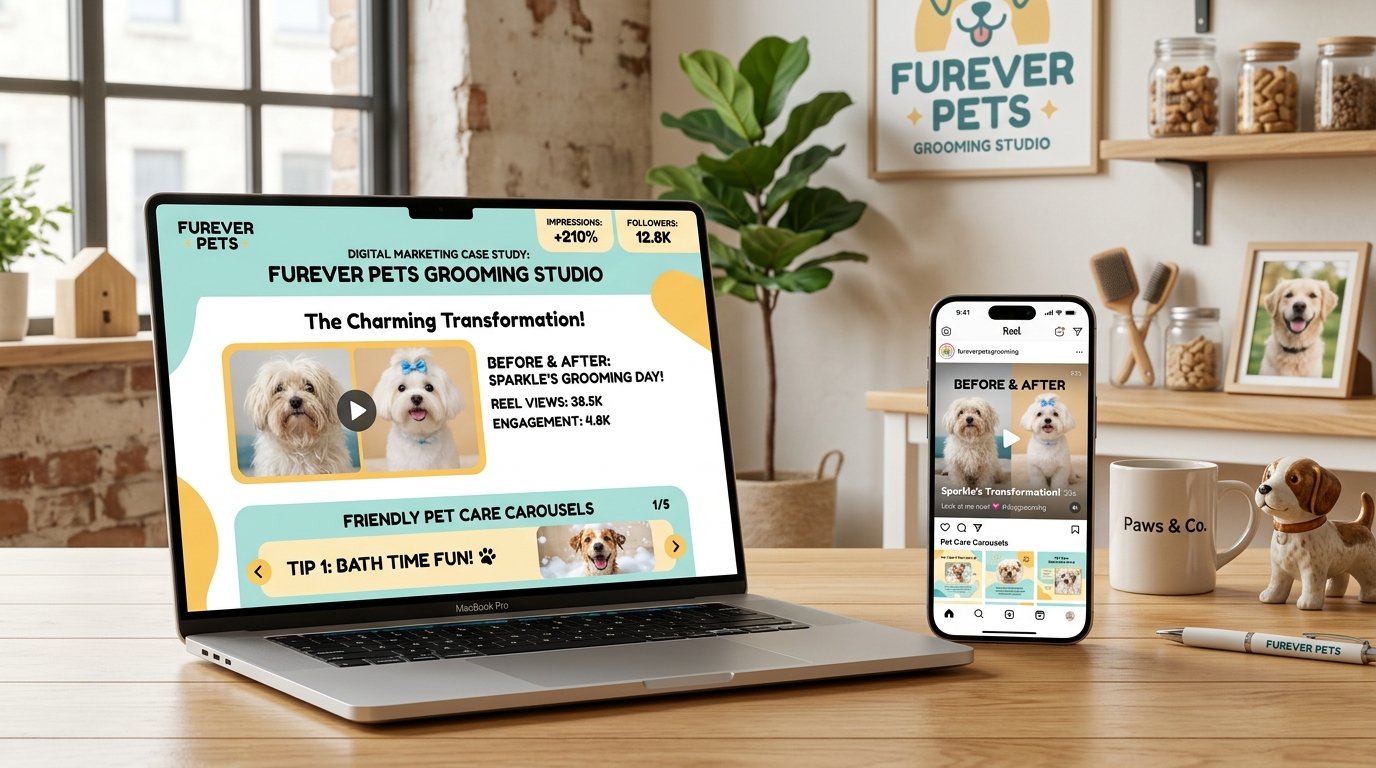 Furever Pets Before and After Video Reels