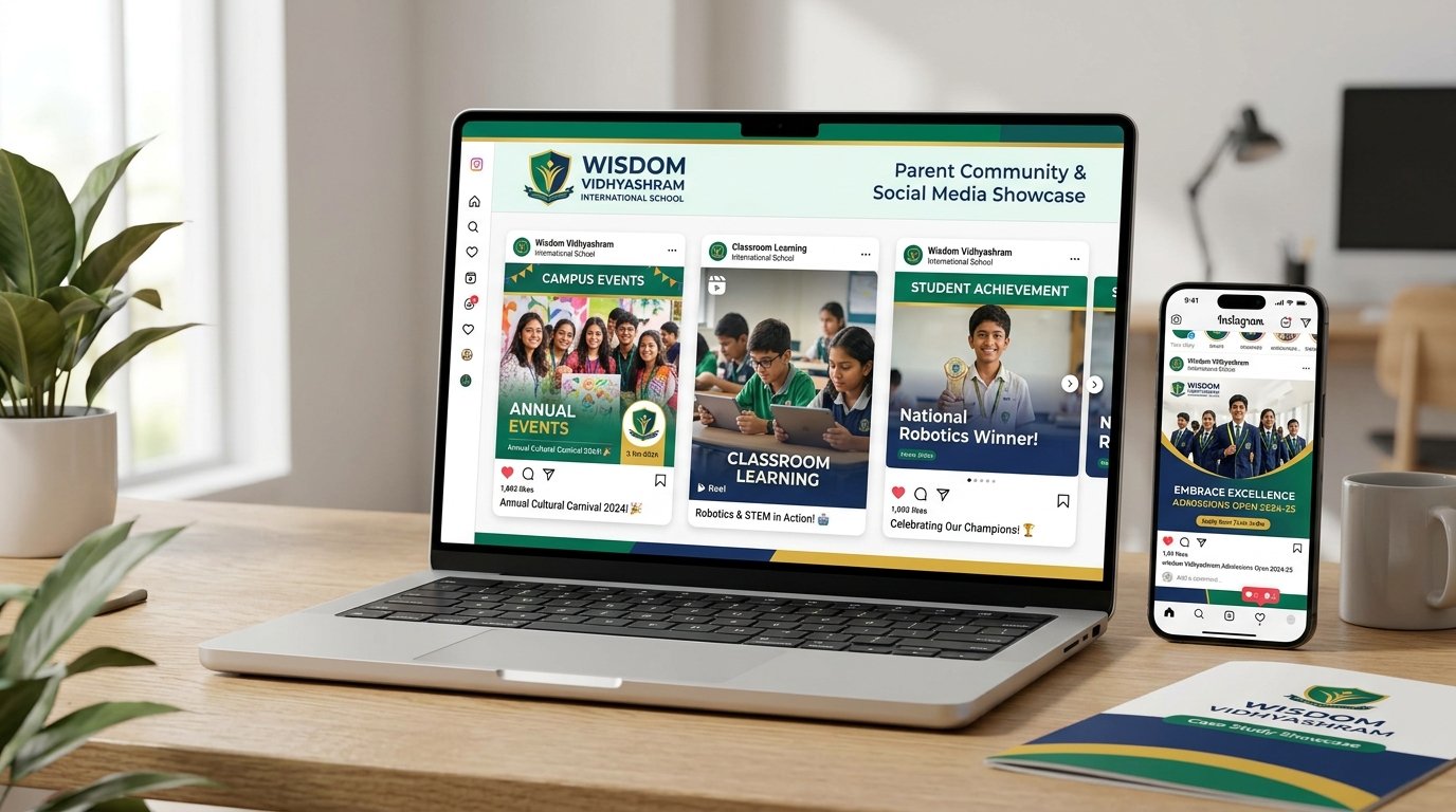 Wisdom Vidhyashram School Brand Creatives